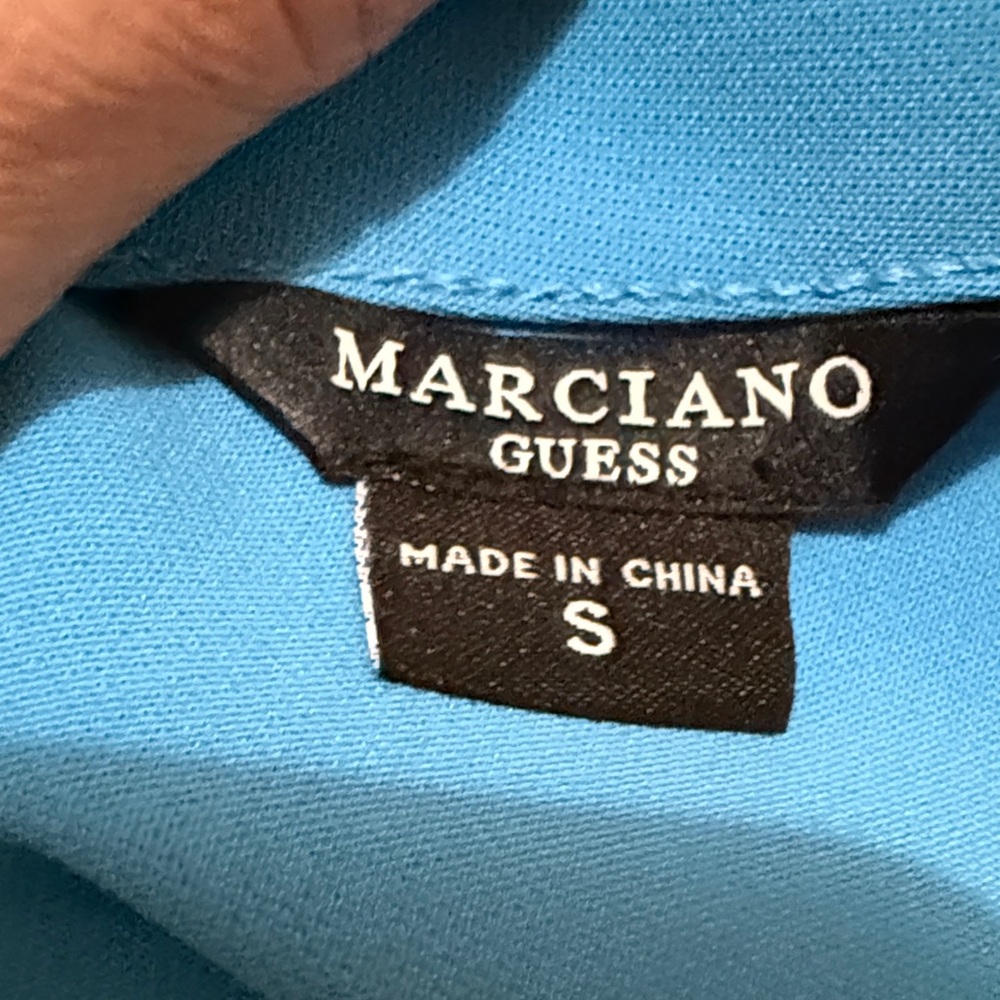 Guess By Marciano Andre Wide Leg Embellished Belt Trouser and Off Shoulder Top. - Picture 5 of 5